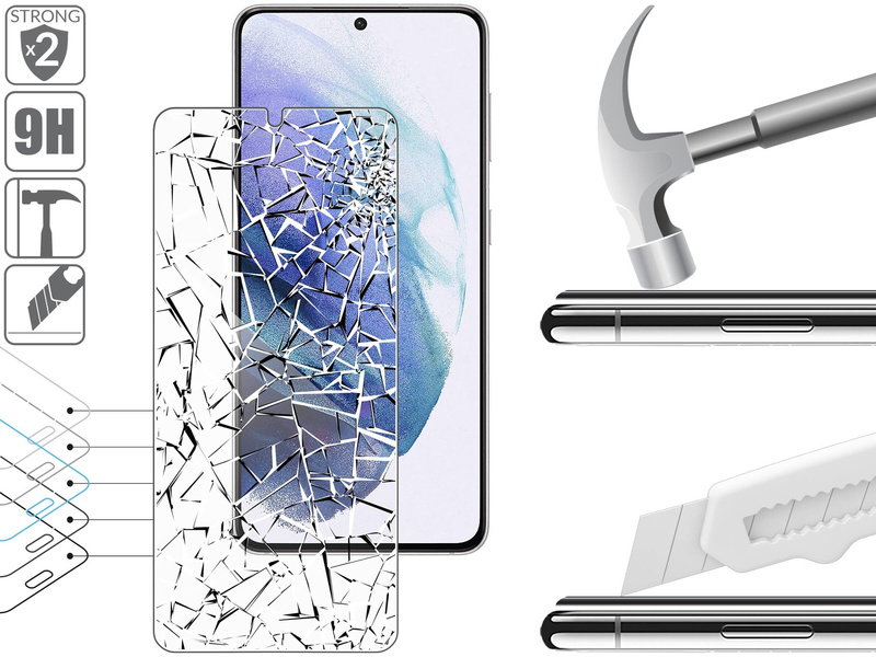 moVear GLASS mSHIELD 2.5D for Samsung Galaxy S21 (6.2") (case friendly)