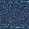 Gurt C1 24mm | Navy blau / Türkis Thread | Lederteile ohne Schnalle