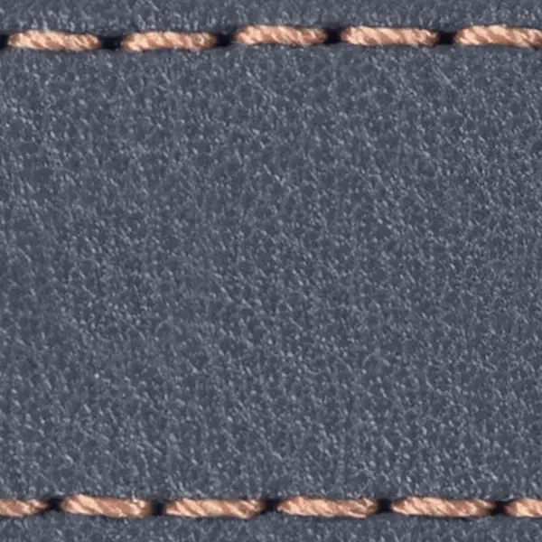 Gurt C1 22mm | Stahlgrau / Roségold Thread | Lederteile ohne Schnalle