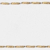 Strap C1 18mm | White / Gold thread | Leather parts without buckle