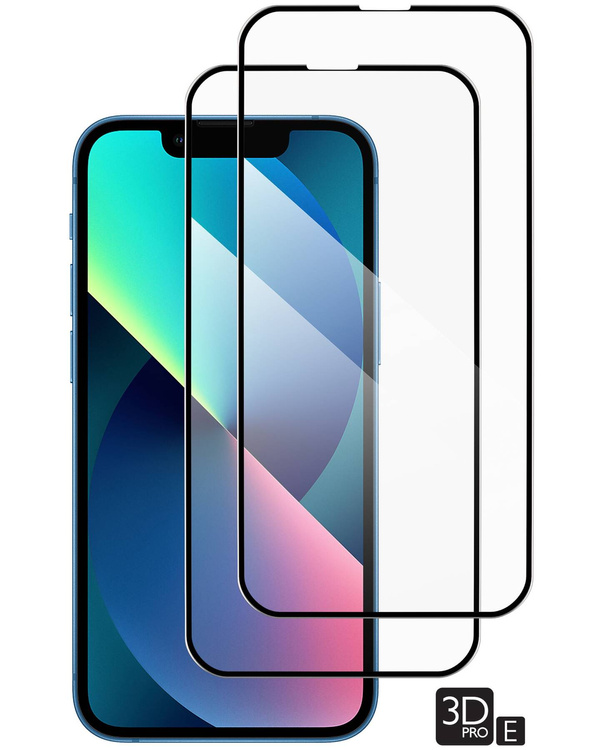 2 Stk. | moVear GLASS mSHIELD 3D PRO-E für Apple iPhone 13 Mini (5.4") (Handyhülle freundlich)