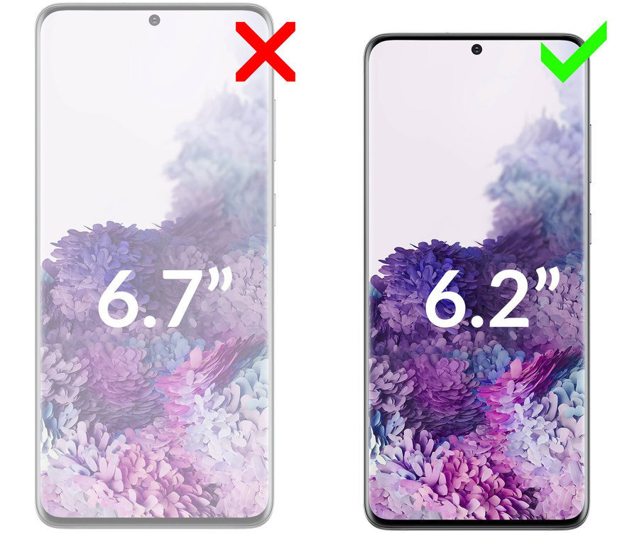 moVear GLASS mSHIELD 3D für Samsung Galaxy S20 (6.2") (Vollbildschutz)