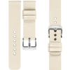 moVear Prestige S1 18mm Uhrenarmband aus Leder | Nude [Größen XS-XXL und Schnalle zur Auswahl]