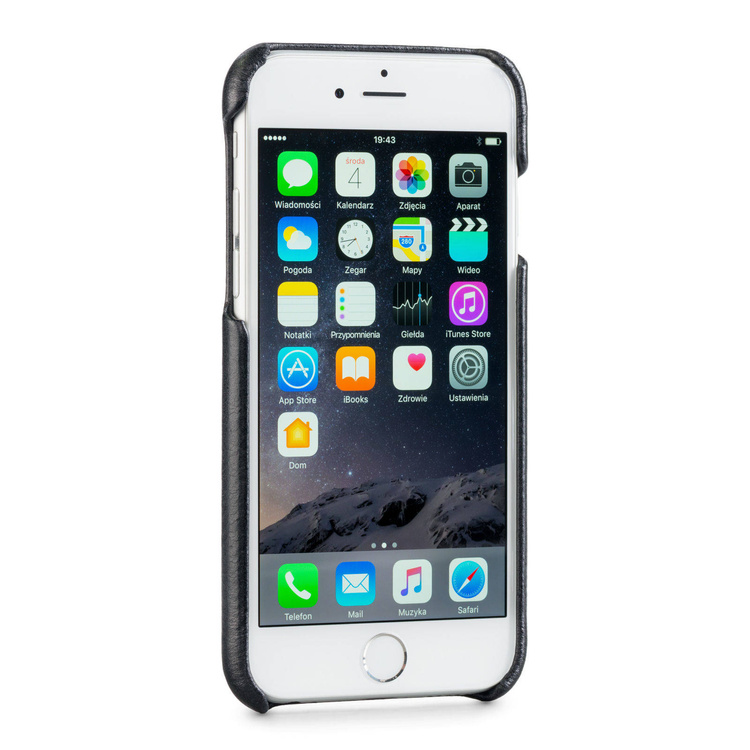 moVear backCover S Lederrückseite Cover für Apple iPhone 6 / 6s | Glatte Leder-Hülle, Cappuccino