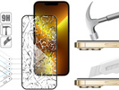 moVear mBOX GLASS mSHIELD 3D PRO für Apple iPhone 16e / 14 / 13 / 13 Pro (6.1") (einfache Installation)