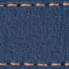 Strap C1 21mm | Navy blue / Rose gold thread | Leather parts without buckle