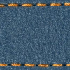 Strap C1 26mm | Blue Jeans / Orange thread | Leather parts without buckle