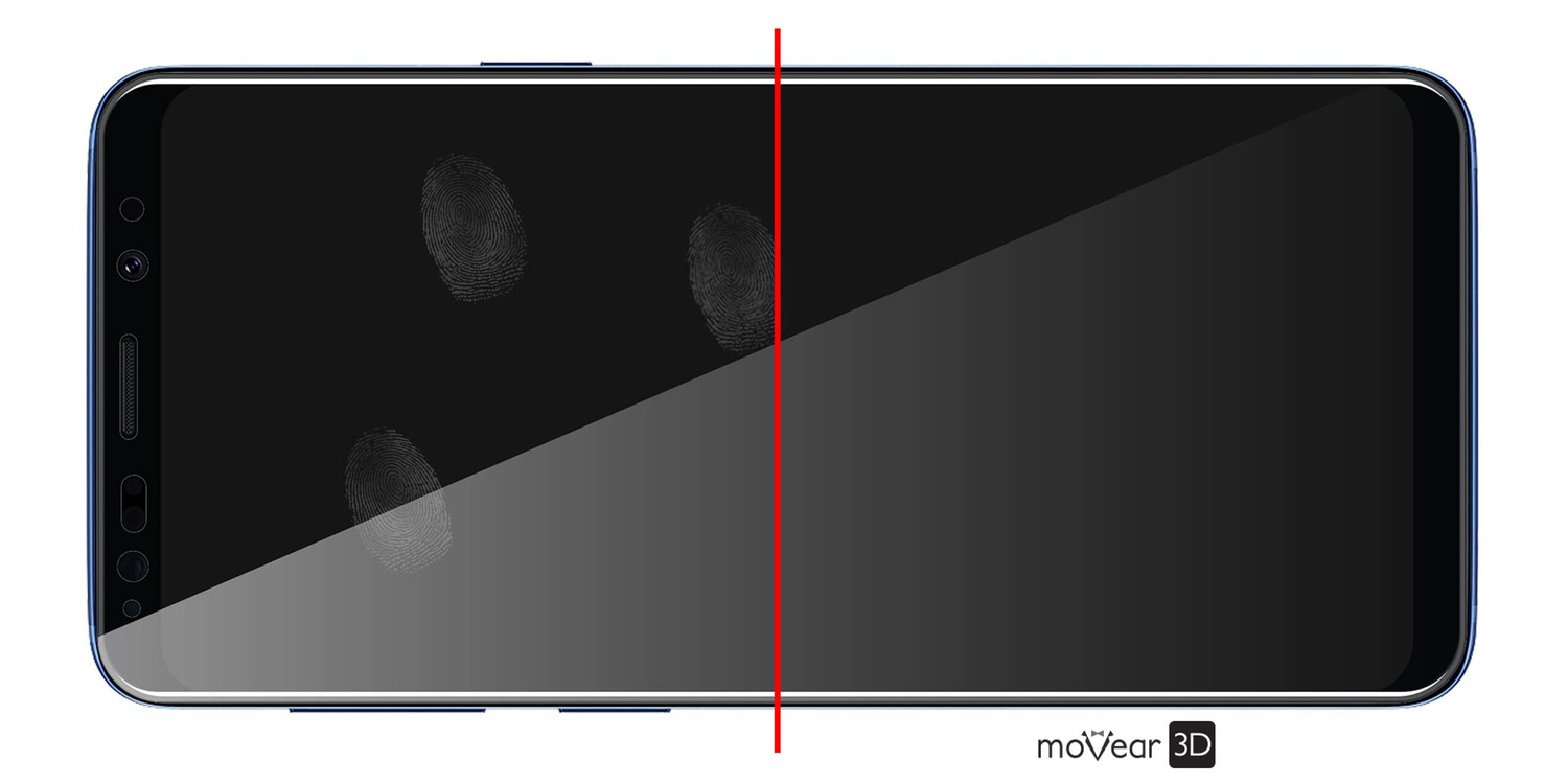 moVear GLASS mSHIELD 3D für Samsung Galaxy S9 (5.8") (Vollbildschutz)