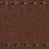 Strap C1 24mm | Dark brown / Graphite thread | Leather parts without buckle