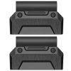 moVear | 22mm watch strap adapter for Garmin QuickFit 26mm Fenix / Epix / Quatix / Tactix / Enduro - 51mm | Black, Stainless steel +PVD