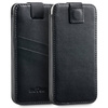 moVear pocketCase C+ Einschubtasche aus Leder für Apple iPhone 11 Pro MAX / Xs MAX / 11 / XR / 8/7/6 Plus | Glattleder (Schwarz)