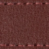 Gurt C1 21mm | Rotbraun / Kastanienbraun Thread | Lederteile ohne Schnalle