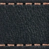 Gurt C1 22mm | Schwarz / Roségold Thread | Lederteile ohne Schnalle