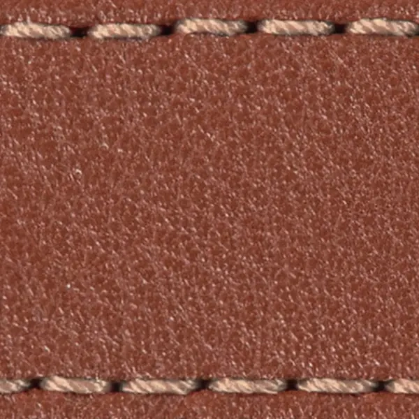 Gurt C1 26mm | Braun / Roségold Thread | Lederteile ohne Schnalle