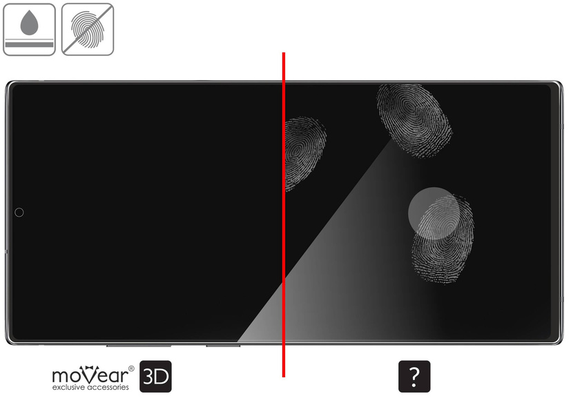 2 Stk. | moVear GLASS mSHIELD 3D für Samsung Galaxy Note 10 (6.3") (Vollbildschutz)