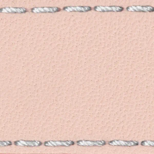 Gurt C1 20mm | Fleisch rosa / Silber Thread | Lederteile ohne Schnalle