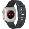 Silikonarmband SIL M1 für Apple Watch 10 / 9 / 8 / 7 / 6 / 5 / 4 / SE (46/45/44mm) & Ultra (49mm) | Schwarz