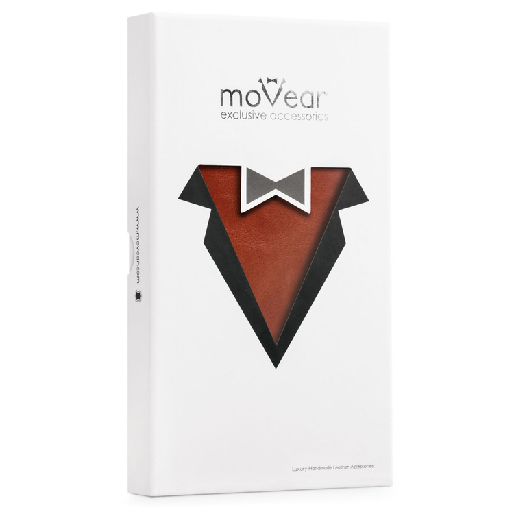 moVear flipSide S Leather Case for Huawei P10 | Vintage, Brown