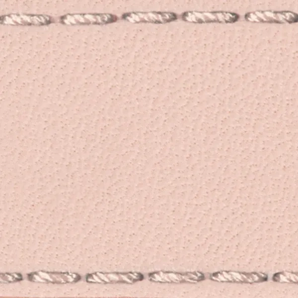Uhrenarmbandpolster W1 26mm | Fleisch rosa / Nude-Rosa Faden