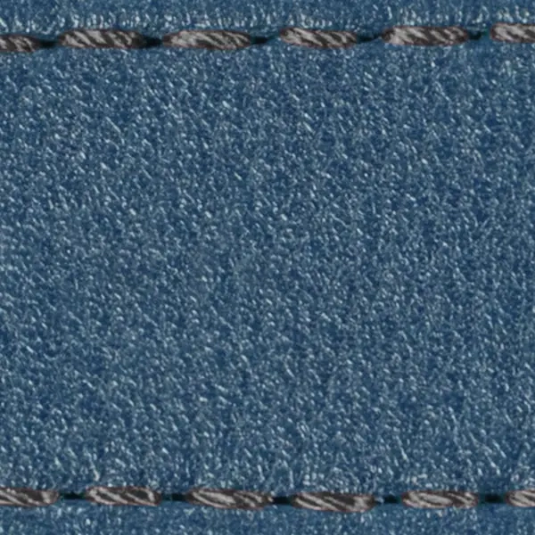 Gurt C1 26mm | Blaue Jeans / Graphit Thread | Lederteile ohne Schnalle