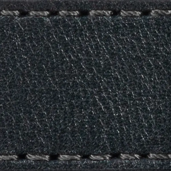 Gurt C1 21mm | Schwarz / Graphit Thread | Lederteile ohne Schnalle