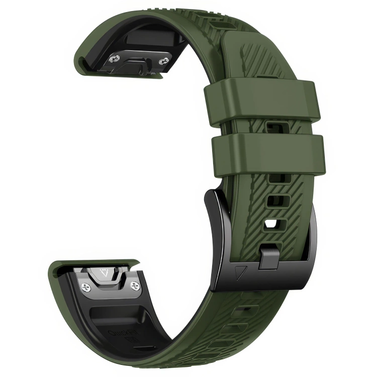 Silikonarmband SIL S1 für Garmin QuickFit 26mm (Fenix / Epix / Quatix / Tactix / Enduro - 51mm) – moVear