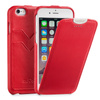 moVear flipDown C+ Leather Case for Apple iPhone 6 / 6s | Smooth, Red