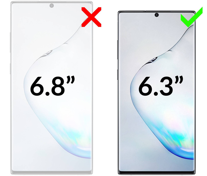 2 pcs. | moVear GLASS mSHIELD 3D for Samsung Galaxy Note 10 (6.3") (full screen protection)