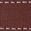 Gurt C1 26mm | Rotbraun / Weiß Thread | Lederteile ohne Schnalle