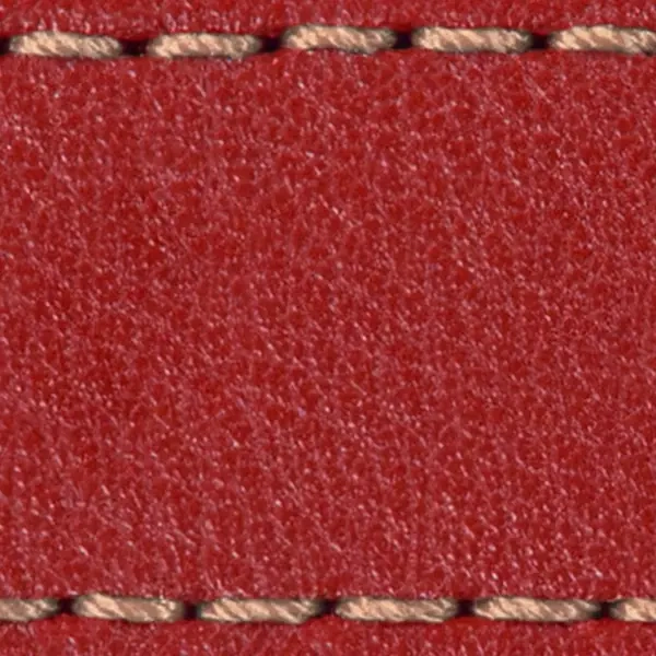 Gurt C1 24mm | Rot / Roségold Thread | Lederteile ohne Schnalle