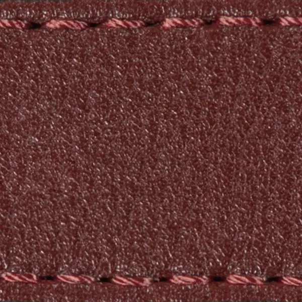 Strap C1 19mm | Auburn / Auburn thread | Leather parts without buckle