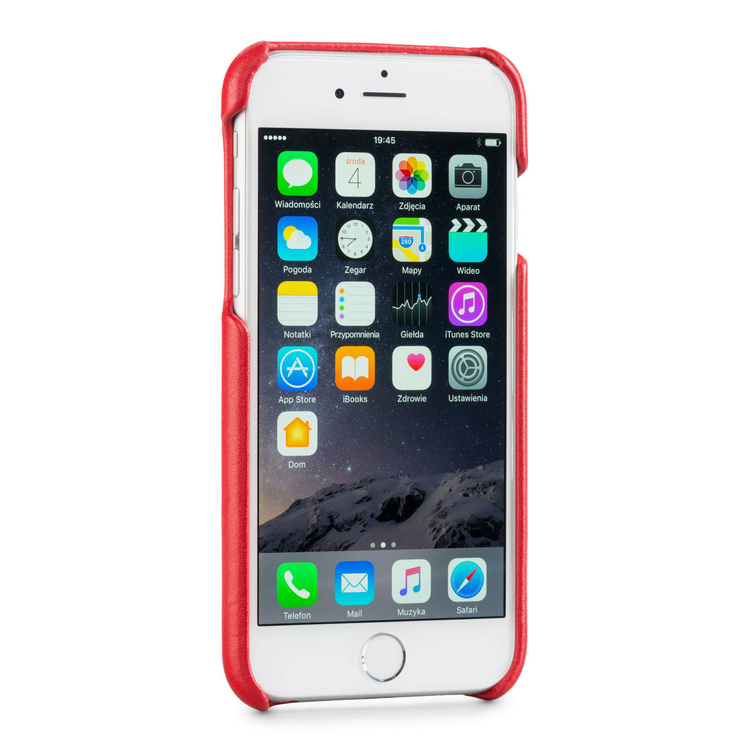moVear backCover S+ Lederrückseite Cover für Apple iPhone 6 / 6s | Glatte Leder-Hülle, Cappuccino