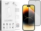 moVear GLASS mSHIELD 2.5D MAX privacy für Apple iPhone 14 Pro (6.1") | (Privatisierung, Handyhülle freundlich)