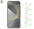2 Stk. | moVear mBOX GLASS mSHIELD 2.5D privacy für Samsung Galaxy S25/S24 (6.2") (Anti-Spionage, mit Applikator)