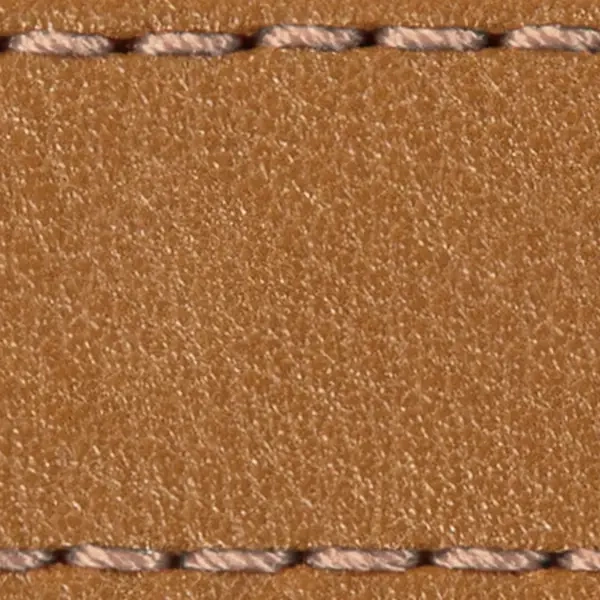 Strap C1 24mm | Light brown / Rose gold thread | Leather parts without buckle