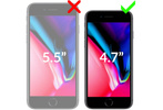 moVear flipSide C Leder Handyhülle für Apple iPhone SE (2022 / 2020) / 8 / 7 (4.7") | Glattleder (Schwarz)