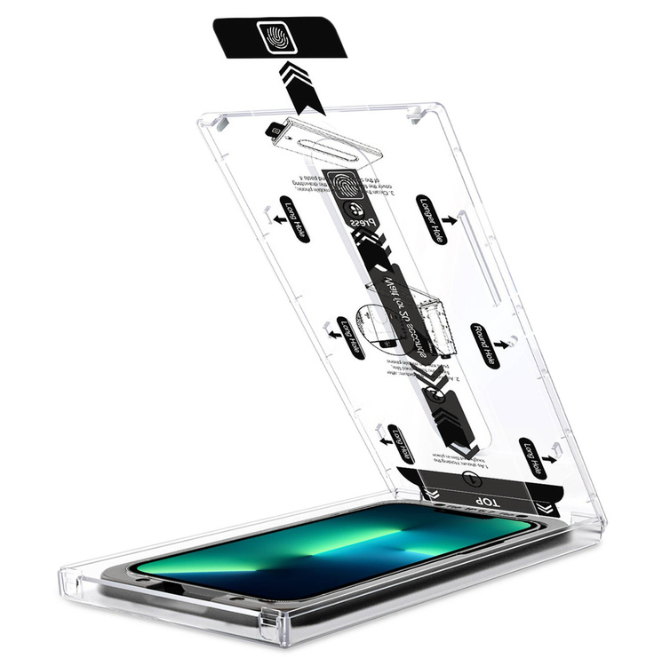 2 pcs. | moVear mBOX GLASS mSHIELD 2.5D for Apple iPhone 16e / 14 / 13 / 13 Pro (6.1") (easy installation)