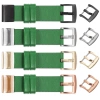 moVear Prestige S1 Leather strap for Garmin QuickFit 22mm (Fenix / Forerunner / Epix / Instinct / Enduro / Quatix / MARQ - 47/45mm) Green [sizes XS-XXL and buckle to choose from]