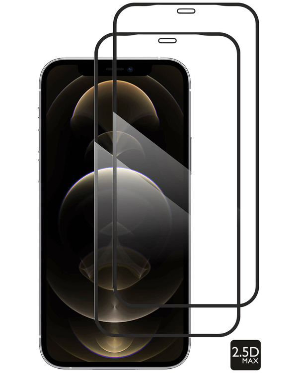 2 Stk. | moVear GLASS mSHIELD 2.5D MAX für Apple iPhone 12 Pro Max (6.7") (Handyhülle freundlich)