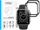 2 Stk. | moVear flexible mSHIELD 3D PRO für Apple Watch 3/2/1 (38mm) (1.5"). Gepanzertes Hybridglas.