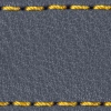 Strap C1 24mm | Steel gray / Yellow thread | Leather parts without buckle