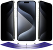 moVear mBOX GLASS mSHIELD 2.5D MAX privacy for Apple iPhone 15 Pro Max (6.7") (Anti spy, with Applicator)