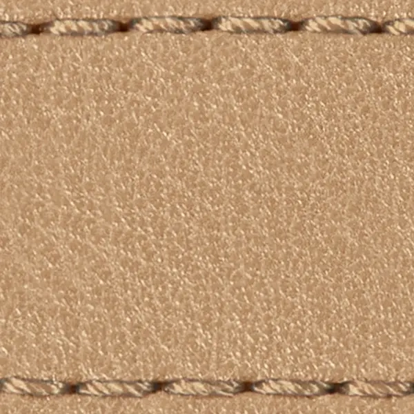 Gurt C1 20mm | Cappuccino / Cappuccino Thread | Lederteile ohne Schnalle