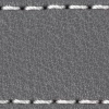 Strap C1 19mm | Gray / White thread | Leather parts without buckle