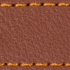 Gurt C1 26mm | Braun / Orange Thread | Lederteile ohne Schnalle