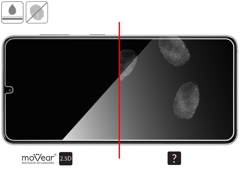 moVear GLASS mSHIELD 2.5D for Samsung Galaxy S21 (6.2") (case friendly)