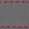 Strap C1 26mm | Gray / Red thread | Leather parts without buckle