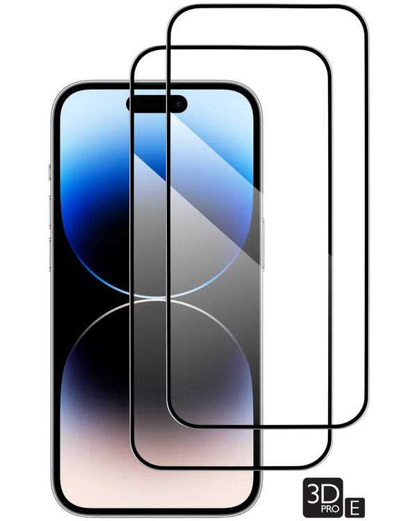 2 Stk. | moVear GLASS mSHIELD 3D PRO-E für Apple iPhone 14 Pro Max (6.7") (Handyhülle freundlich)
