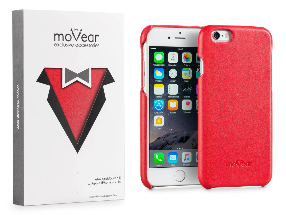 moVear backCover S Leather Back Cover for Apple iPhone 6 / 6s | Smooth, Cappuccino