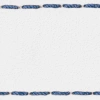 Strap C1 26mm | White / Navy blue thread | Leather parts without buckle